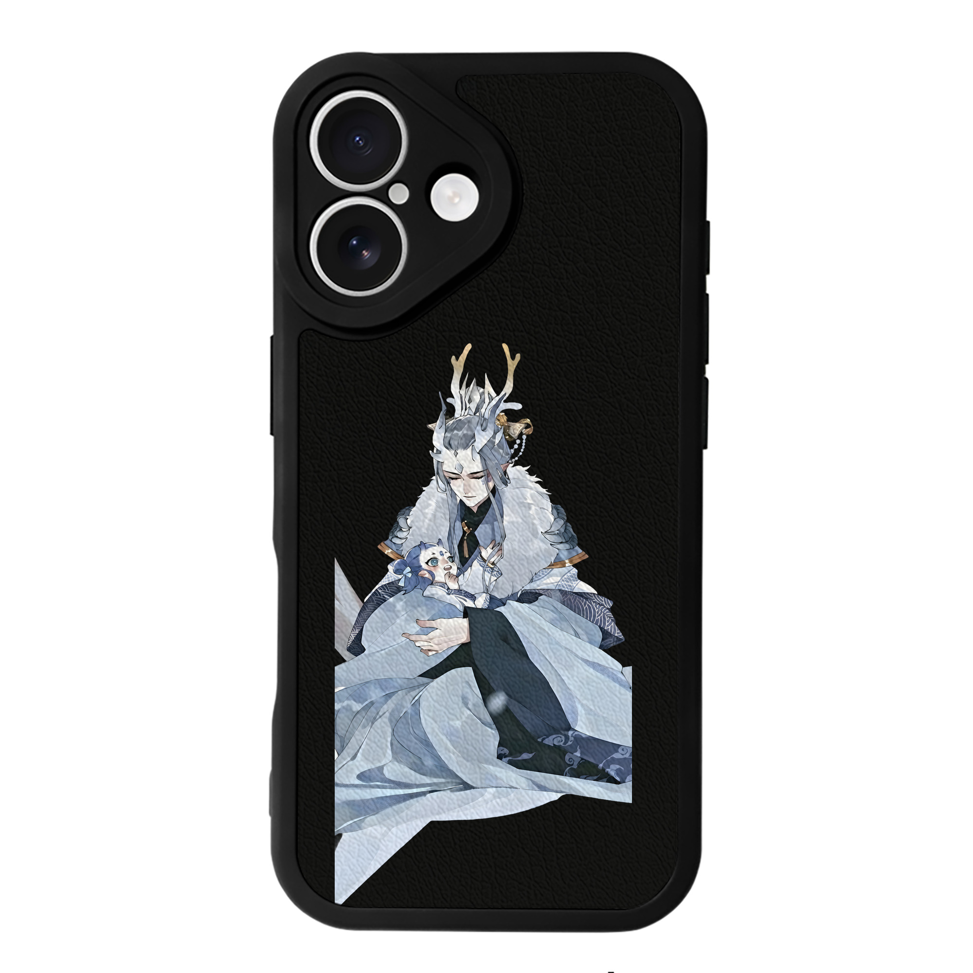 （画像用） Ne Zha 2 ナタ 魔童の大暴れ 【iPhone 16シリーズ対応】シリコンスマホケース（レザー調） 材質：シリコン